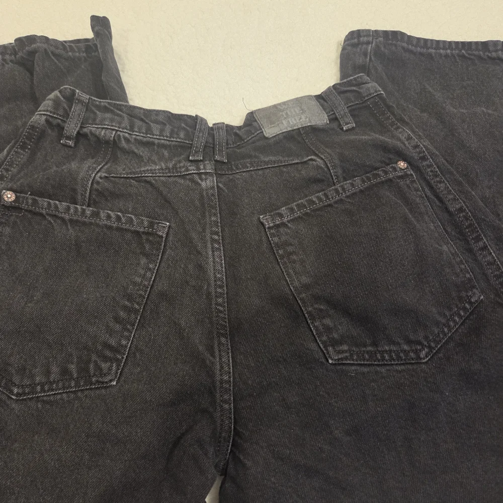 We The Free High-Rise Wide-Leg Jeans in Black - Picture 9 of 10